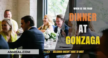 Gonzaga's FASU Dinner Date: When and What to Expect
