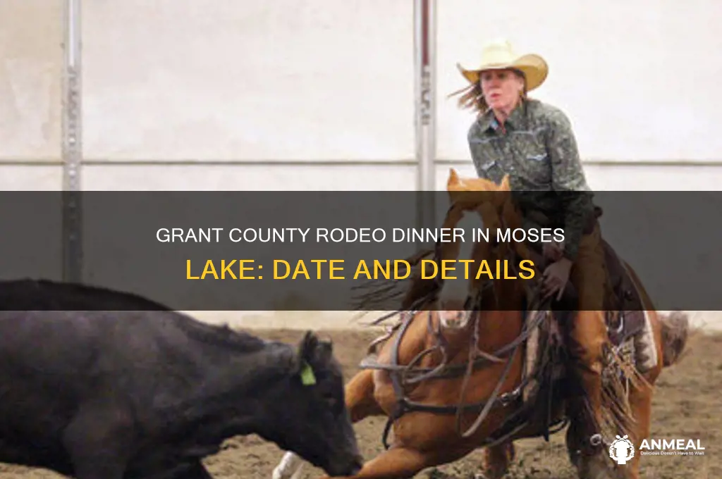 when is the grant county rodeo dinner in moses lake