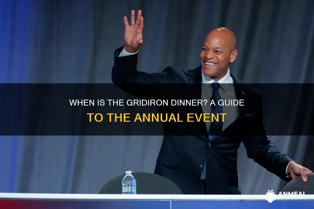 when is the gridiron dinner
