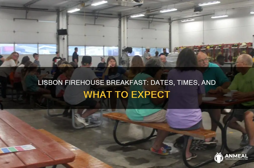 when is the lisbon firehouse breakfast