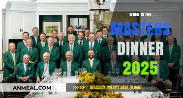 Masters Dinner 2025 Date: Everything You Need to Know