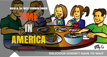 America's Dinner Hour: When Do Most Families Sit Down to Eat?