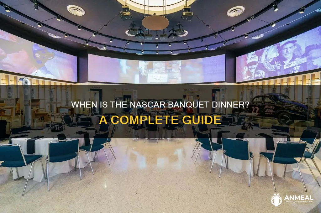 when is the nascar banquet dinner