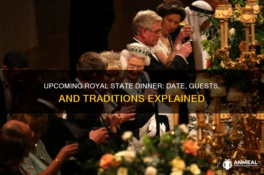 when is the next royal state dinner