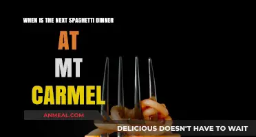 Mark Your Calendar: Mt Carmel's Next Spaghetti Dinner Date Revealed