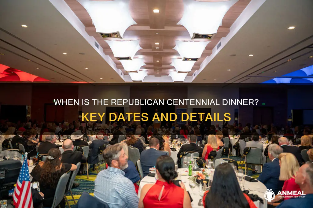 when is the republican coentennial dinner