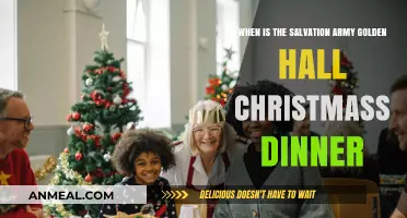 Salvation Army Golden Hall Christmas Dinner: Date and Details