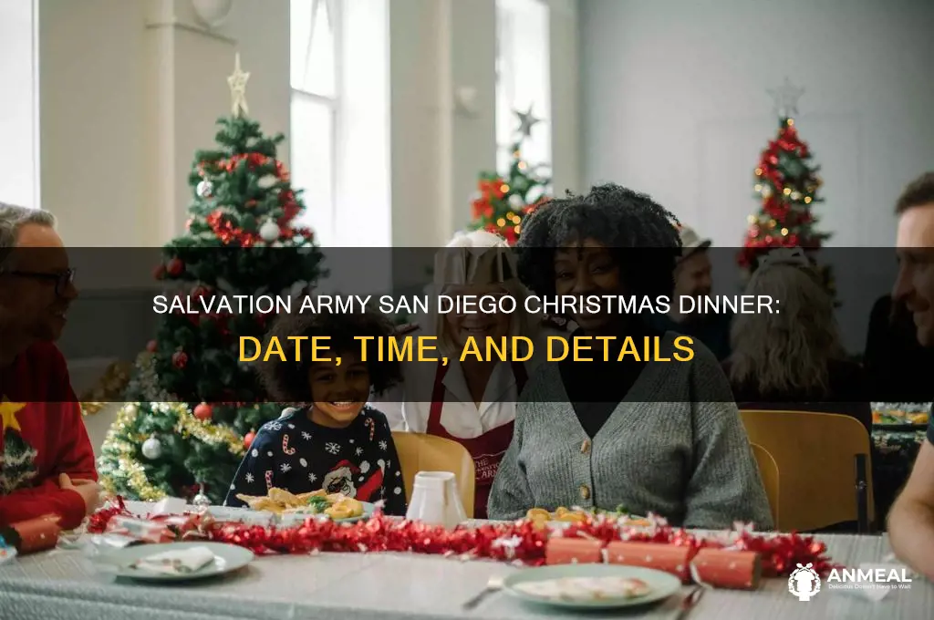 when is the salvation army san diego christmass dinner