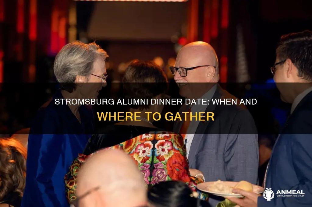 when is the stromsburg aluni dinner