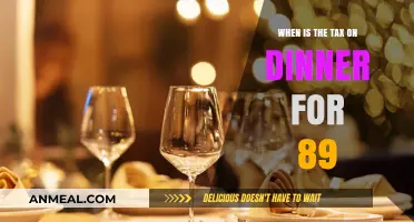 Understanding the Tax Implications of an $89 Dinner for Eight