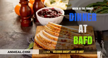 BAFD Turkey Dinner Date: When to Enjoy the Festive Feast