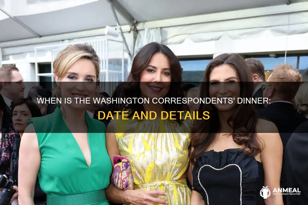 when is the washington correspondence dinner