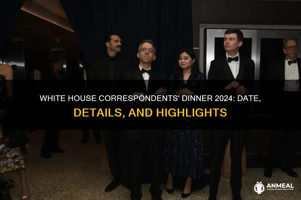 when is the white house press correspondents dinner