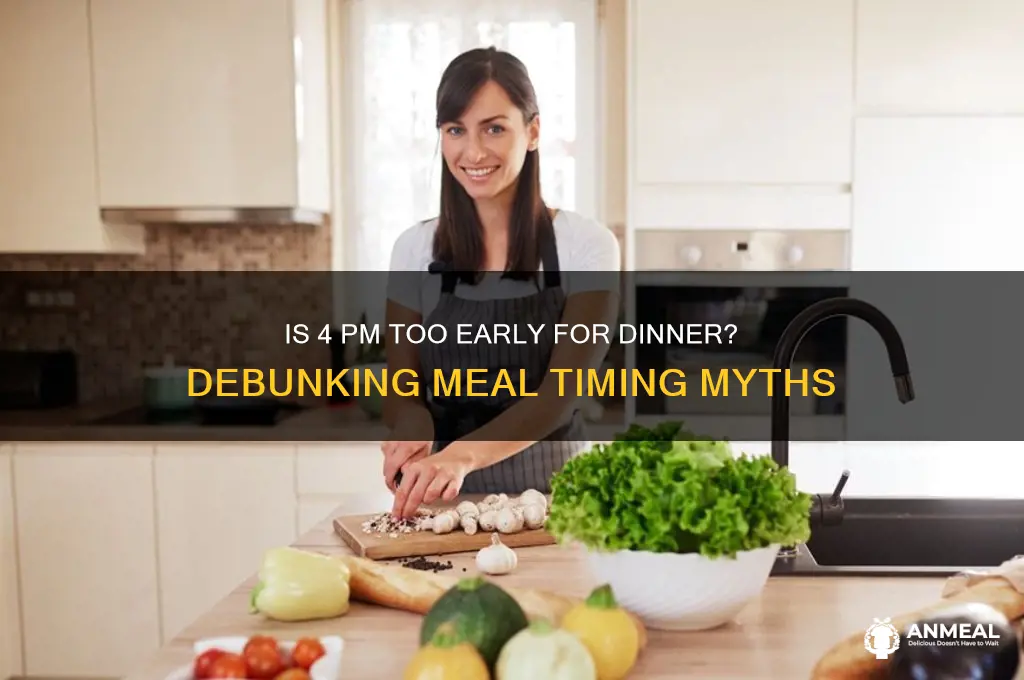 when is too early for dinner