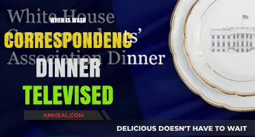 When Is the White House Correspondents' Dinner Televised?