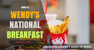 Wendy's National Breakfast Day: Mark Your Calendar for This Tasty Event