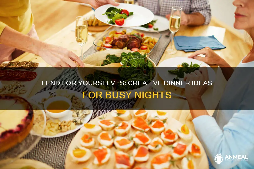 when its a fend for yourselves kinda dinner