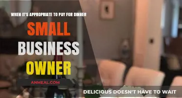 When Should Small Business Owners Pay for Client Dinners?