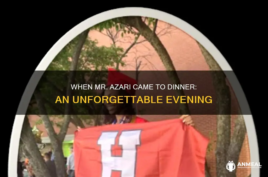 when mr azari came to dinner