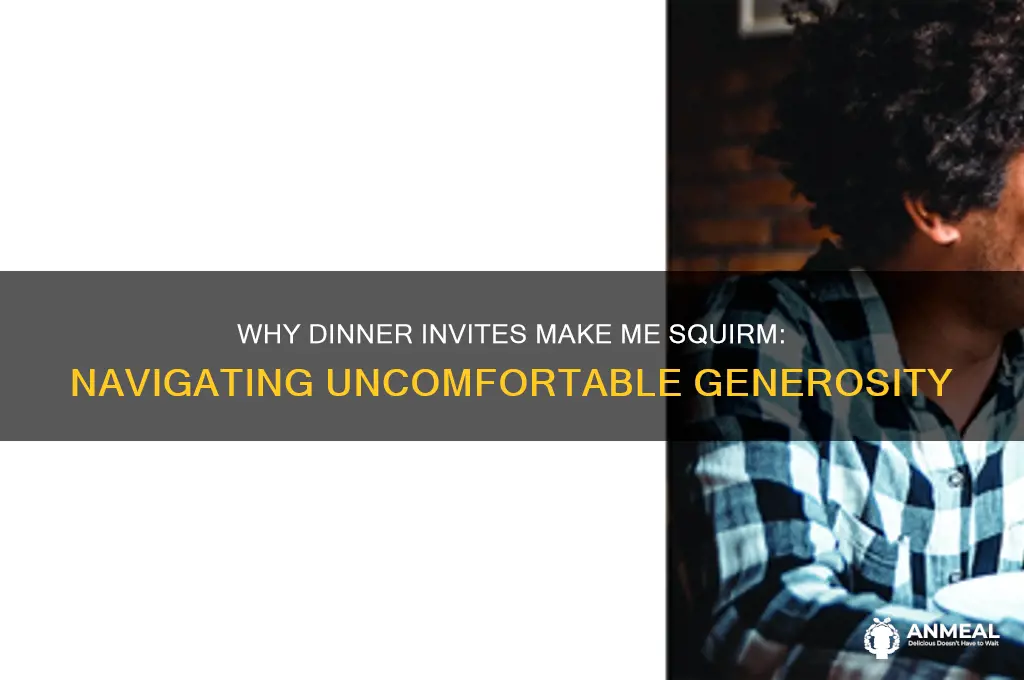 when people offer to buy you dinner uncomfortable