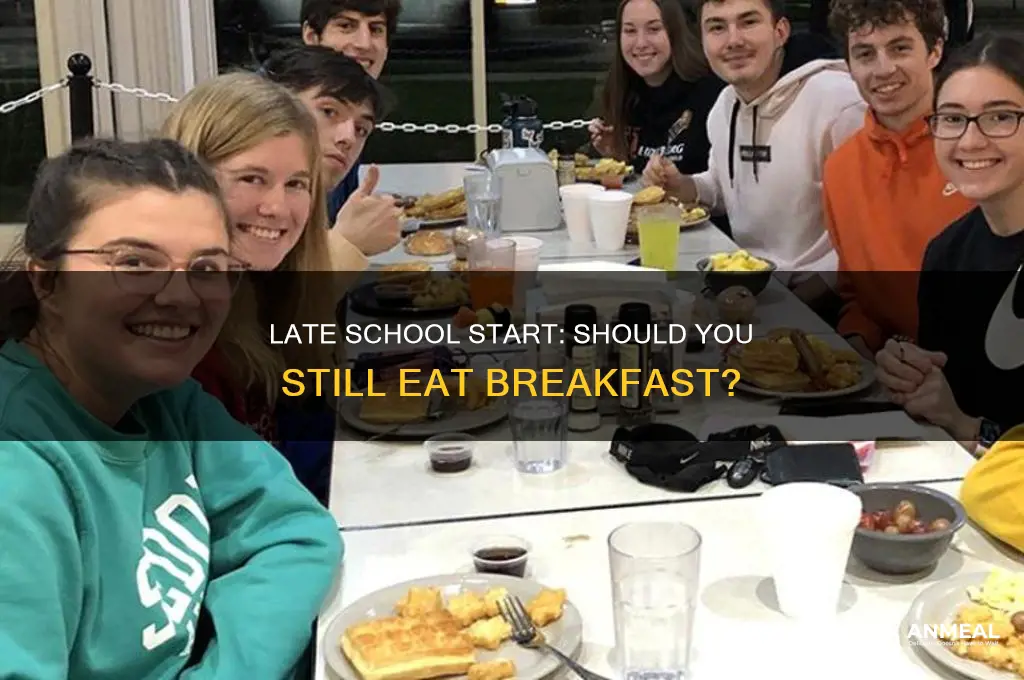 when school opens late do you still have breakfast