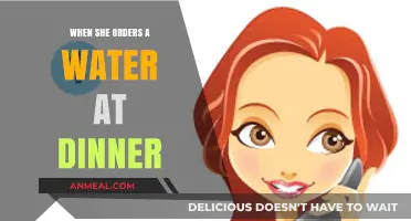 When She Orders Water: Decoding the Unspoken Dinner Table Dynamics