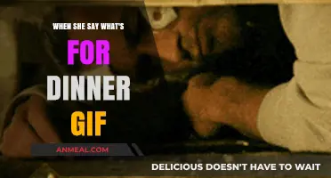 When She Says 'What’s for Dinner?' – Hilarious GIF Reactions