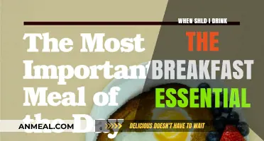 When to Drink Breakfast Essential: Timing Tips for Optimal Benefits