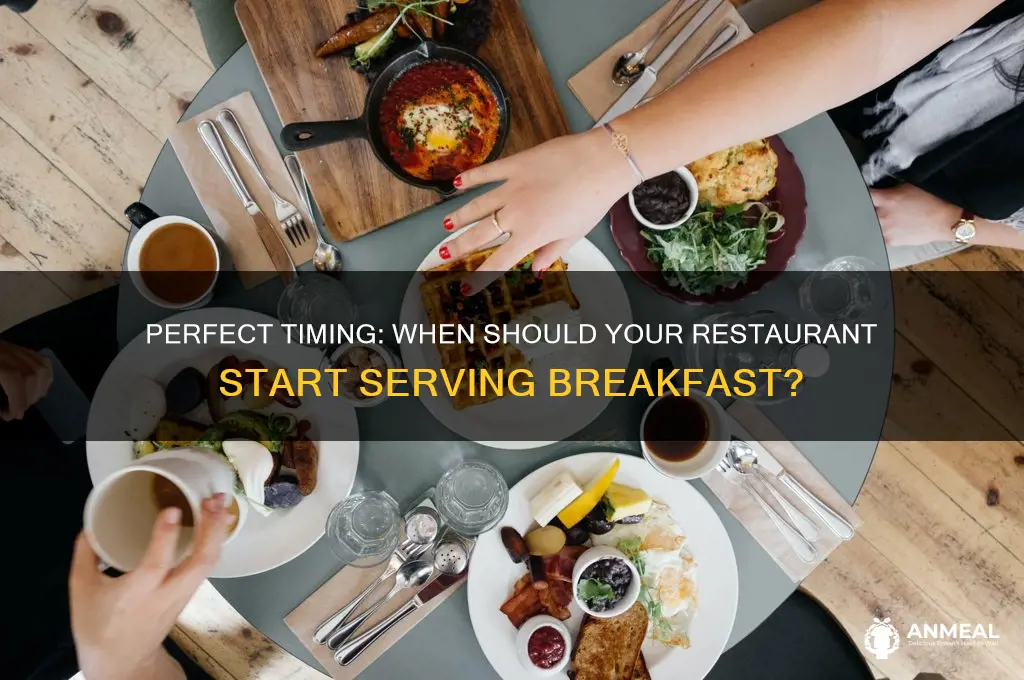 when should a restaurant open for breakfast