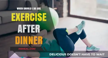 Post-Dinner Abs Workout: Timing Tips for Optimal Results