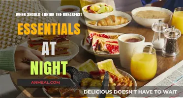Should You Drink Breakfast Essentials at Night? Timing Tips
