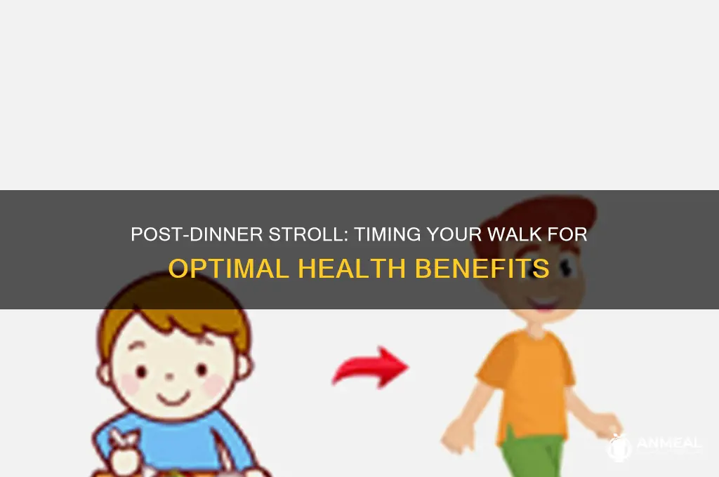 when should i walk after dinner