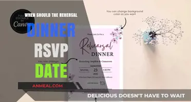 Perfect Timing: When to Set Your Rehearsal Dinner RSVP Deadline
