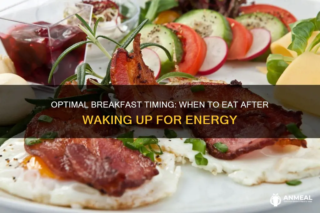 when should you have breakfast after waking up