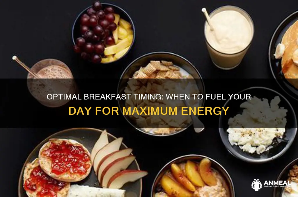 when should you have breakfast