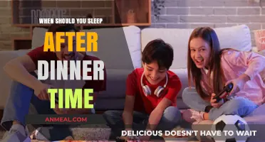 Post-Dinner Sleep Timing: How Long Should You Wait to Rest?