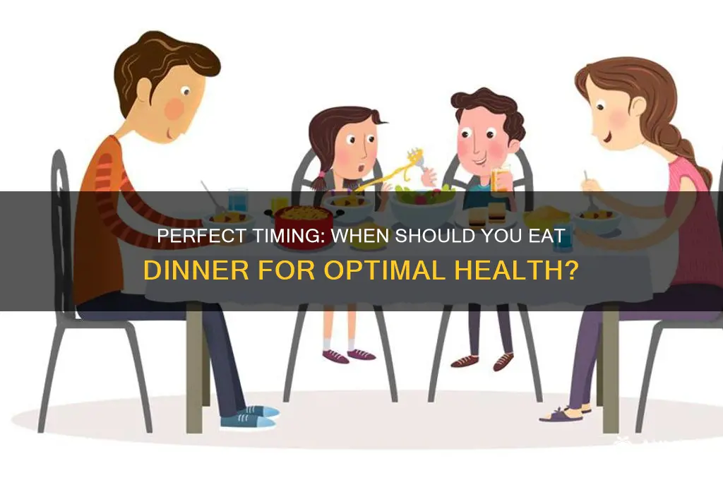 when shouls you est dinner