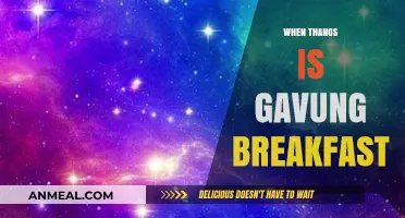 Thanos' Morning Ritual: Breakfast Before the Snap