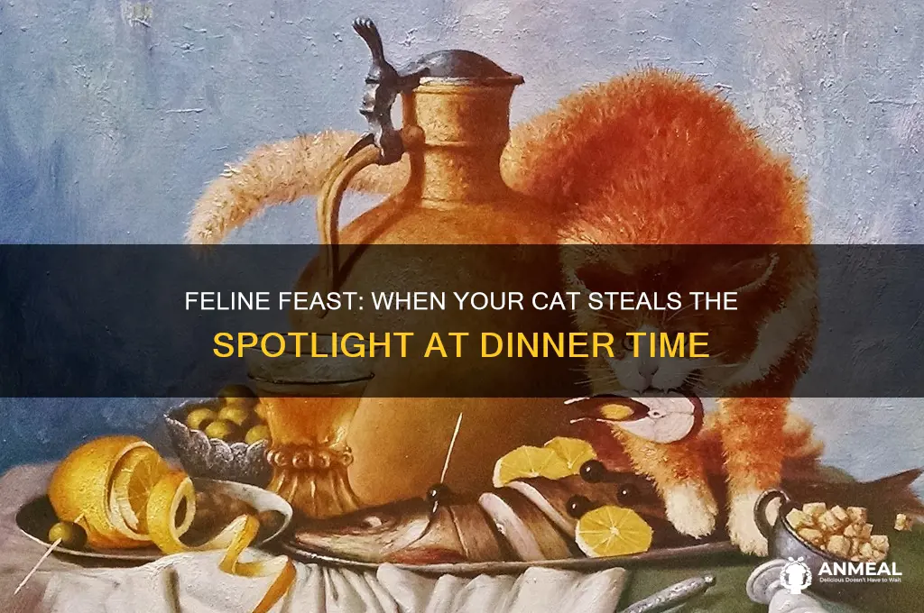 when the cat gets into your dinner