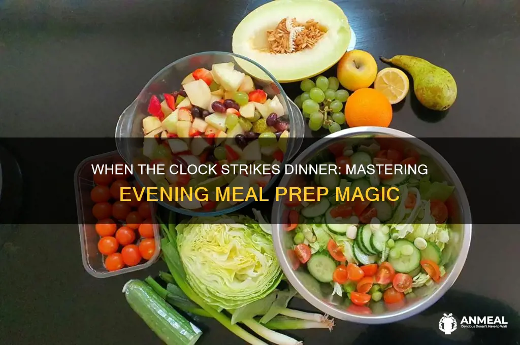 when the clock strikes dinner