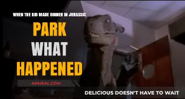 Jurassic Park Chaos: Kid’s Dinner Disaster Unfolds in the Kitchen