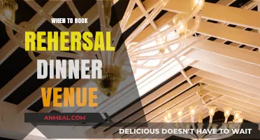 Perfect Timing: When to Book Your Rehearsal Dinner Venue