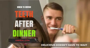 Post-Dinner Dental Care: Optimal Timing for Brushing Your Teeth