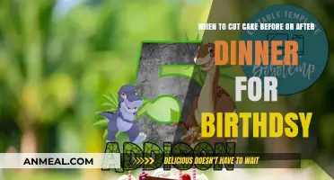 Perfect Birthday Timing: Should You Cut Cake Before or After Dinner?