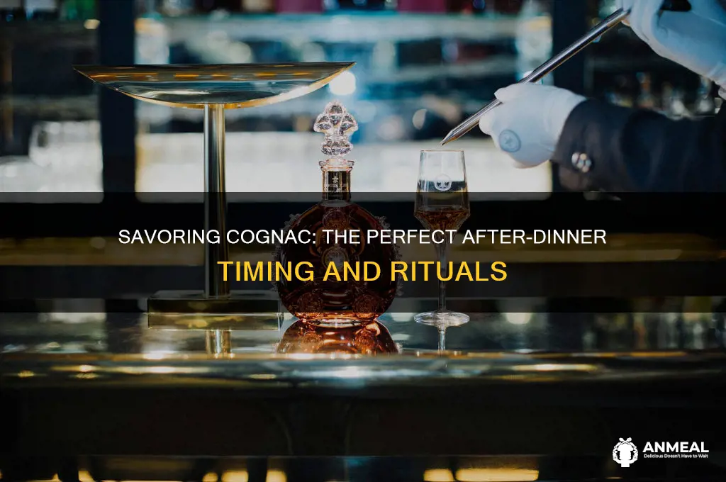 when to drink cognac after dinner