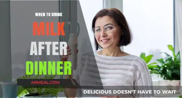 Post-Dinner Milk: Timing Tips for Optimal Digestion and Benefits