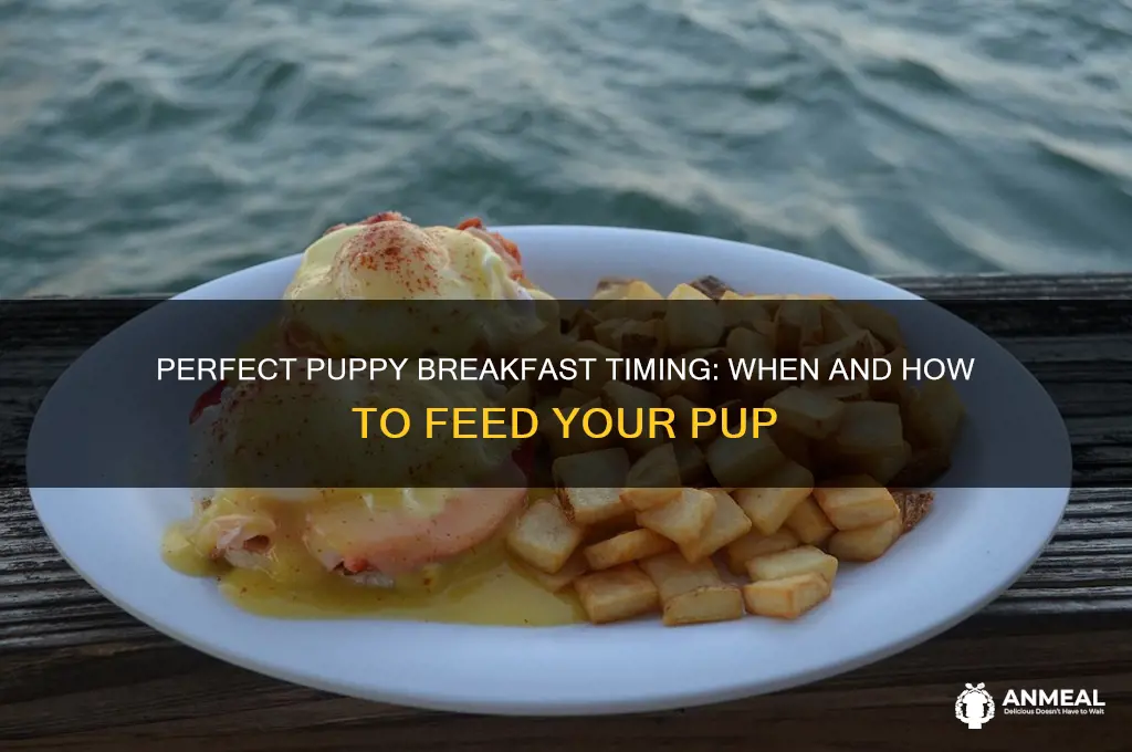 when to feed puppy breakfast