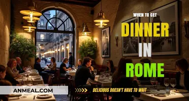 Perfect Timing for Dinner in Rome: A Local's Guide to Dining