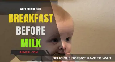Baby Breakfast Timing: When to Serve Solids Before Milk