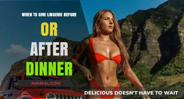 Lingerie Timing: Before or After Dinner for the Perfect Moment?